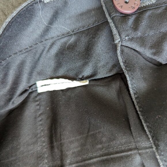 Vince Tab Front Leather Accent Trousers with Ankle Zip - Picture 9 of 13